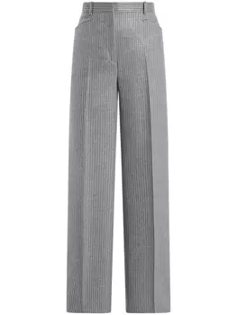 TOM FORD полосатые брюки, серый