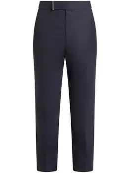 TOM FORD прямые брюки строгого кроя, синий