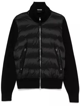 TOM FORD пуховик со вставками, черный