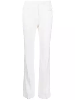 TOM FORD расклешенные брюки с завышенной талией, белый