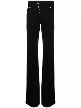 TOM FORD расклешенные брюки с завышенной талией, черный