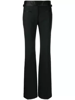 TOM FORD расклешенные брюки строгого кроя, черный