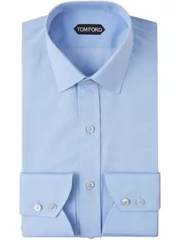 TOM FORD рубашка на пуговицах, синий