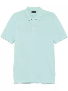 TOM FORD рубашка поло из ткани пике, синий