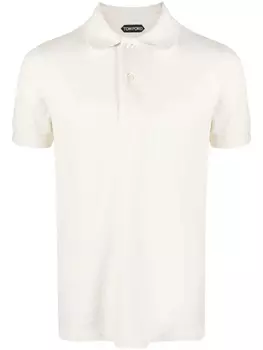 TOM FORD рубашка поло с короткими рукавами, белый