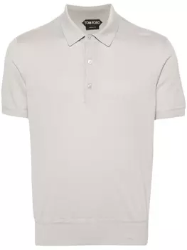 TOM FORD рубашка поло тонкой вязки, серый
