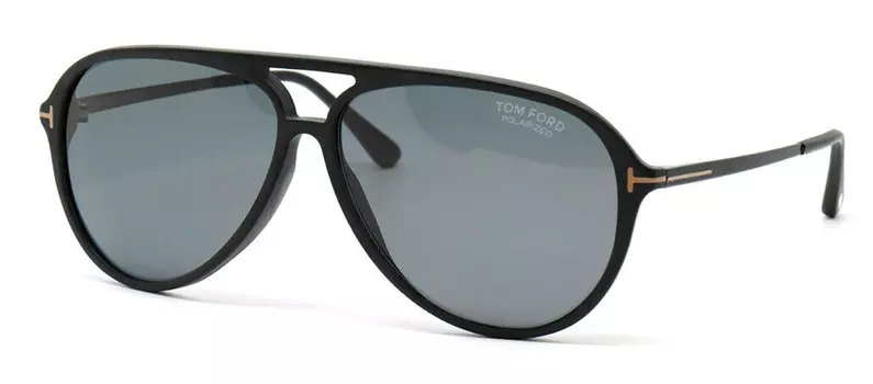 Tom Ford SAMSON FT0909 02D Поляризованные солнцезащитные очки-авиаторы, мультиколор