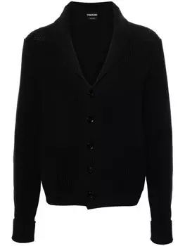 TOM FORD шаль кашемировый кардиган, синий