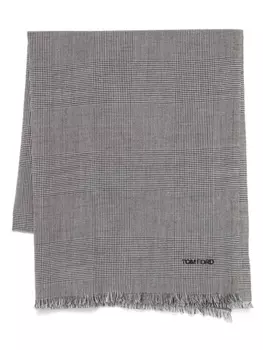 TOM FORD шарф принца Уэльского, черный