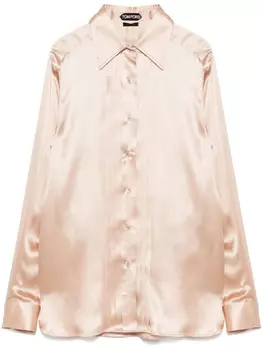 TOM FORD шелковая блузка, нейтральный