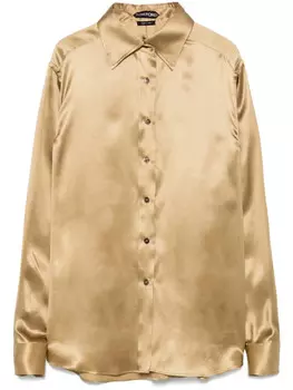 TOM FORD шелковая блузка, нейтральный