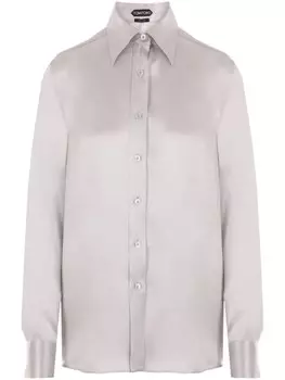 TOM FORD шелковая рубашка, серый