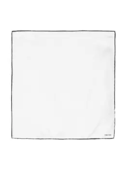 TOM FORD шелковый платок-паше, белый