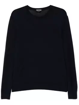 TOM FORD шерстяной джемпер, синий