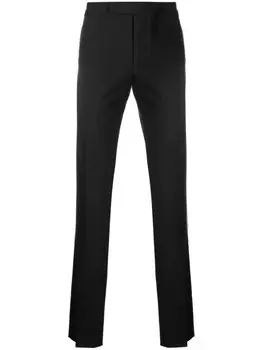 TOM FORD шерстяные брюки Shelton строгого кроя, черный