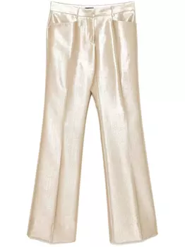 TOM FORD широкие брюки строгого кроя, нейтральный