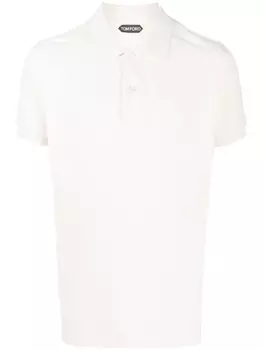 TOM FORD short-sleeve polo shirt, белый