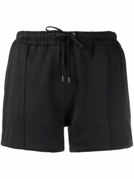 TOM FORD шорты с кулиской и тисненым логотипом, черный