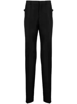 TOM FORD slim-cut tailored trousers, черный