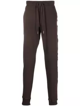 TOM FORD спортивные брюки с кулиской, коричневый