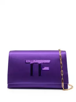 TOM FORD сумка через плечо Disco с пайетками, фиолетовый