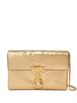 TOM FORD сумка-тоут Monarch размера мини, золотистый