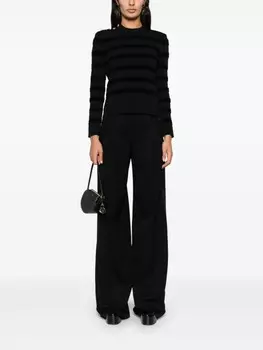 TOM FORD свитер в полоску, черный