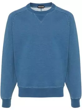 TOM FORD толстовка с рукавами реглан, синий