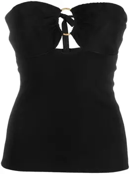 TOM FORD топ без бретелей, черный