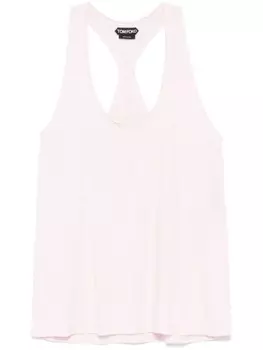 TOM FORD топ без рукавов из джерси, розовый