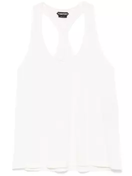 TOM FORD топ из джерси, белый