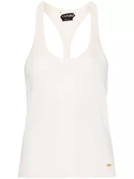 TOM FORD топ в рубчик, нейтральный цвет