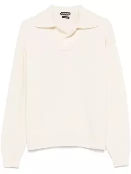 TOM FORD трикотажная рубашка поло, нейтральный цвет