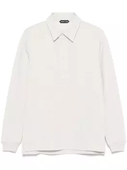 TOM FORD трикотажная рубашка поло, серый