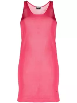 TOM FORD трикотажное платье без рукавов, розовый