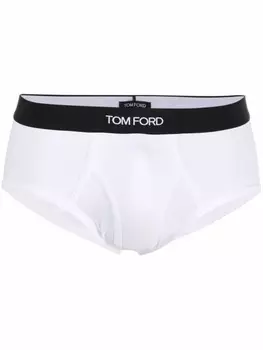 TOM FORD трусы-брифы с логотипом, белый