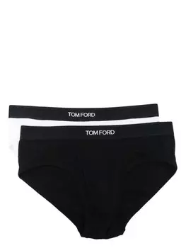TOM FORD трусы-брифы с логотипом, белый