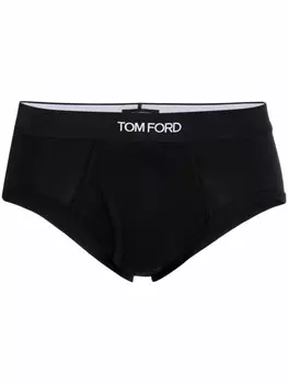 TOM FORD трусы-брифы с логотипом, черный