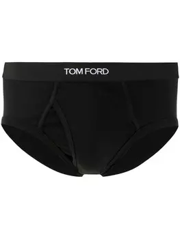TOM FORD трусы-брифы с логотипом, черный