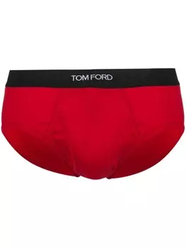 TOM FORD трусы-брифы с логотипом, красный