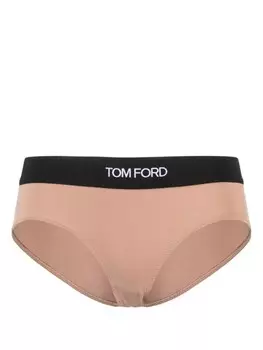 TOM FORD трусы-брифы с логотипом, нейтральный цвет