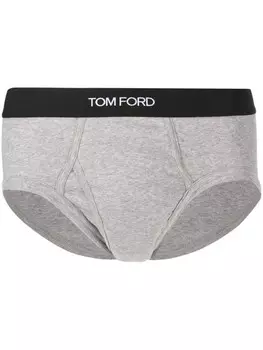 TOM FORD трусы-брифы с логотипом, серый