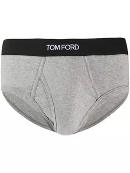 TOM FORD трусы-брифы с логотипом, серый
