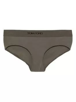 TOM FORD трусы-брифы с логотипом, зеленый