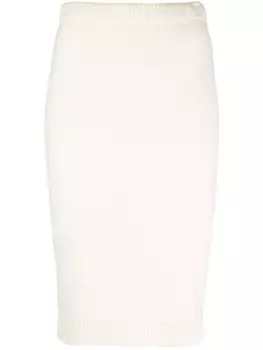 TOM FORD юбка-карандаш длины миди, нейтральный цвет