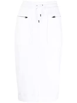 TOM FORD юбка-карандаш с кулиской, белый