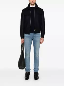 TOM FORD узкие джинсы средней посадки, синий