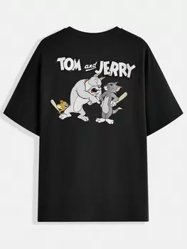 ТОМ И ДЖЕРРИ Tom & Jerry X Shein, черный