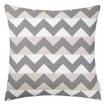 TOM TAILOR декоративный чехол на подушку Colourblock Zag Beige 50 x 50 см