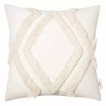 TOM TAILOR декоративный чехол на подушку FLUFFY RHOMBUS Nature 45 x 45 см